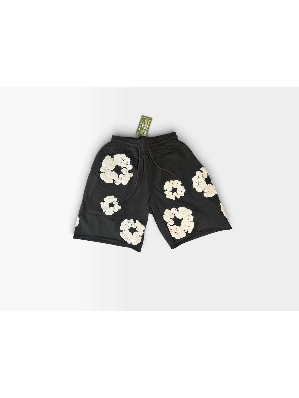 Denim Tears Floral print charcoal shorts